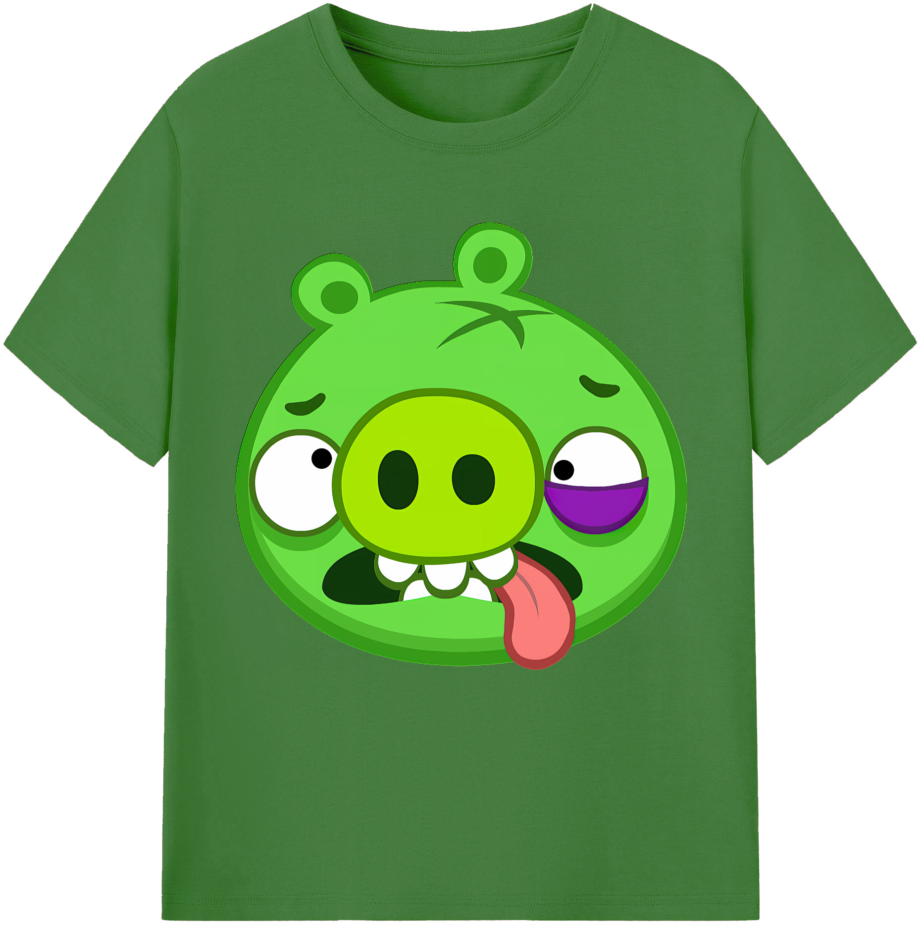 （画像用） Angry Birds アングリーバード レディースカジュアルプリントTシャツ（綿100％）